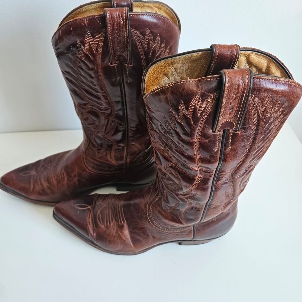 Boulet Leather Cowboy Boots – Made in Canada – Men’s 9
